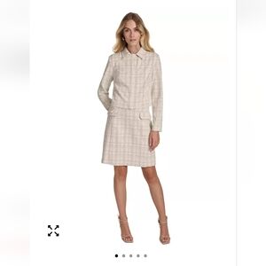 NWOT Tweed Sheath Jacket-Top Dress